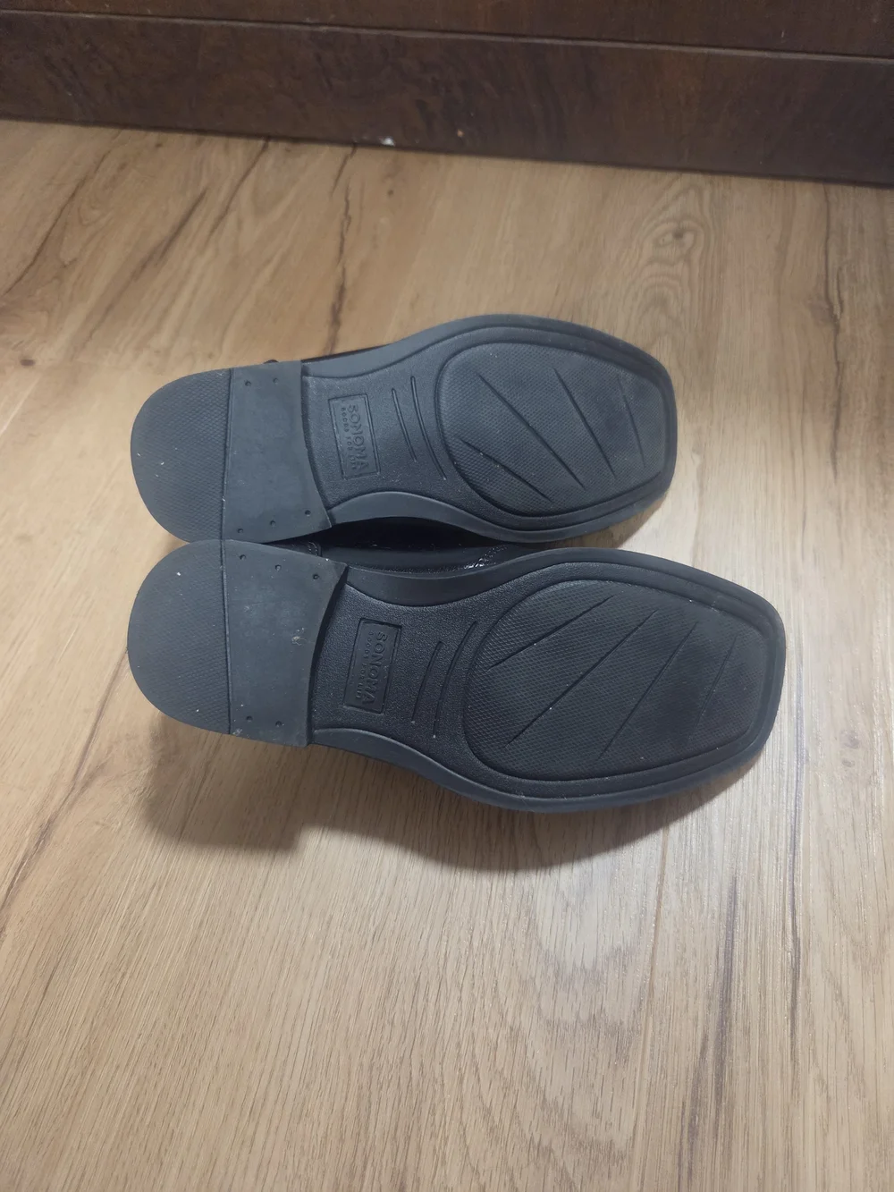 Kid's Black Slip-On Dress Shoes